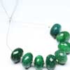 Natural Green Emerald Faceted Roundel Beads Strand Sold per 8 Beads & Sizes from 12mm to 12.5mm approx.Emerald is a gemstone, and a variety of the mineral beryl colored green by trace amounts of chromium and sometimes vanadium. 
